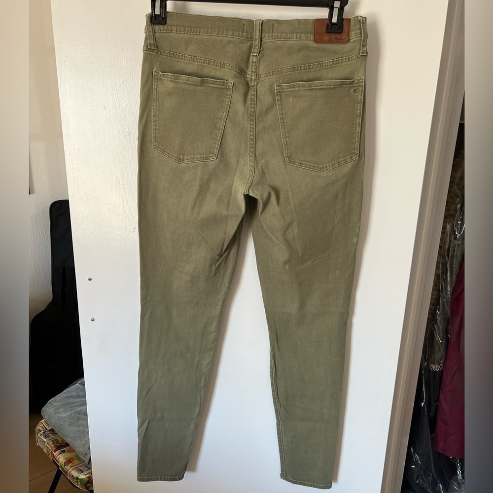 MADEWELL Olive Green Skinny Jeans, 31 - Picture 4 of 13